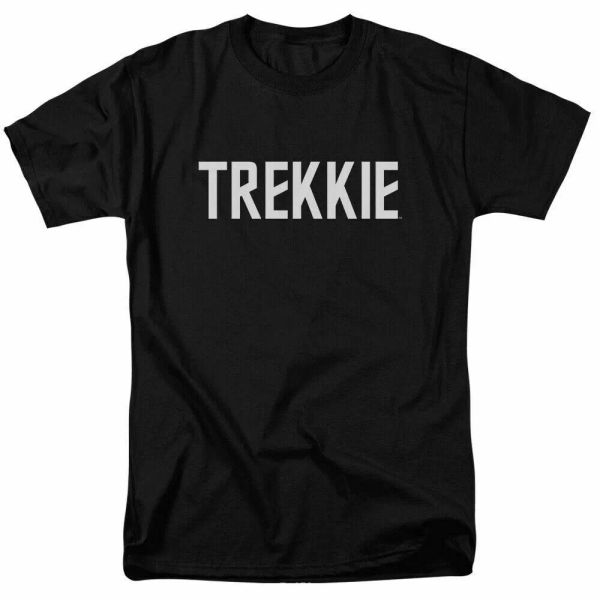 

star trek trekkie t shirt licensed sci-fi tv classic tee new black, White;black
