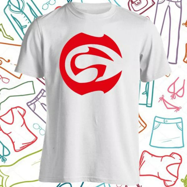 

cartel de santa logo men's white t-shirt size s to 3xl, White;black