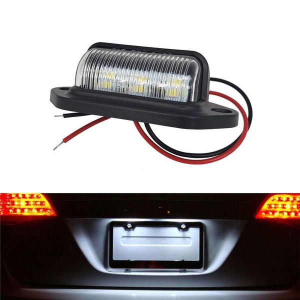 

emergency lights 1/2pcs 12v led number license plate light for car boats motorcycle automotive aircraft rv truck trailer exterior lamps
