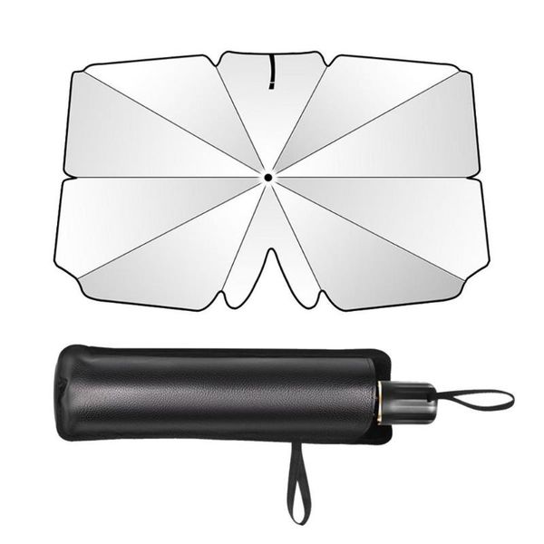 

car sunshade universal vehicle windshield sun shade foldable blocks uv rays protection heat insulation front windscreen cover