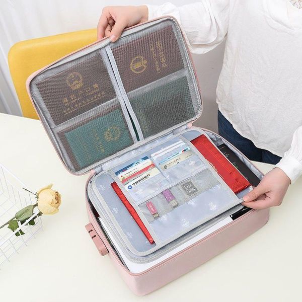 

briefcases multifunctional document storage bag weekend travel certificate file organizer briefcase tickets passport pouch accessories item