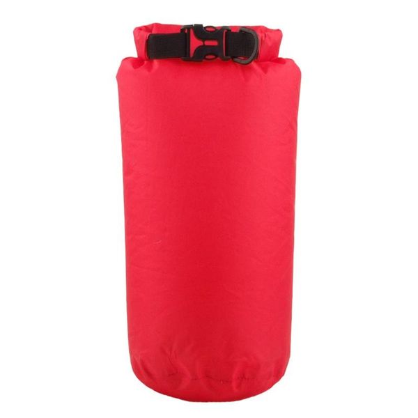 

outdoor bags luckstone 8l waterproof dry bag light weight compression for boat ride kayak downhill canoe (red)