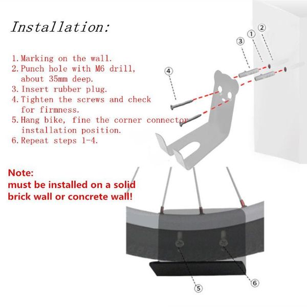 

car & truck racks bicycle wall mount stand bike hanger storage horizontal system rack garage 875d