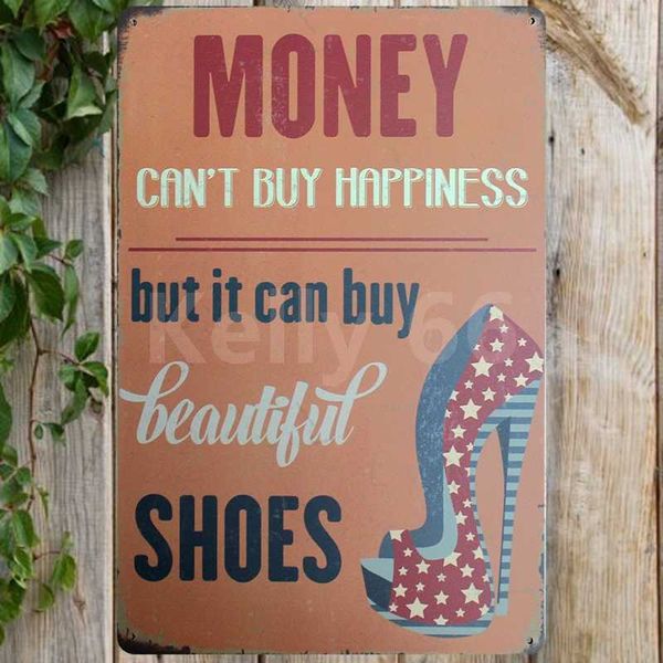 

route us 66 paris love family rules a way excuse tin metal sign home decor bar wall art painting 20*30 cm size jt-13