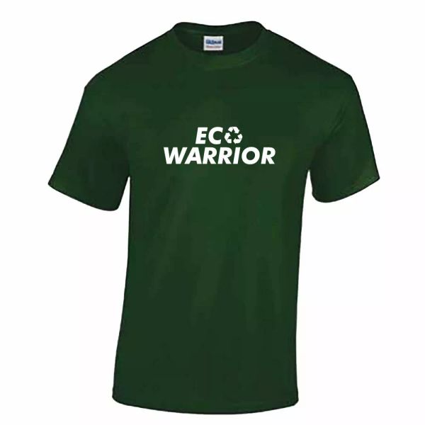 

eco warrior tshirt - environmental - save the earth - clean the oceans, White;black