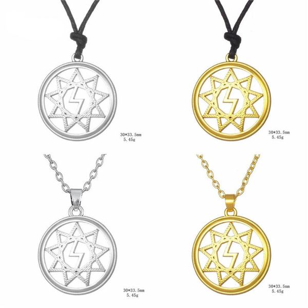 

pendant necklaces 10pcs slave giant talisman chain zinc alloy choker amulet statement necklace fashion for women accessories, Silver