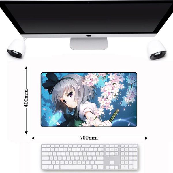 

mouse pads & wrist rests locking edge anti-slip anime computer pad tapis de souris gaming gamer lapkeyboard natural rubber mat