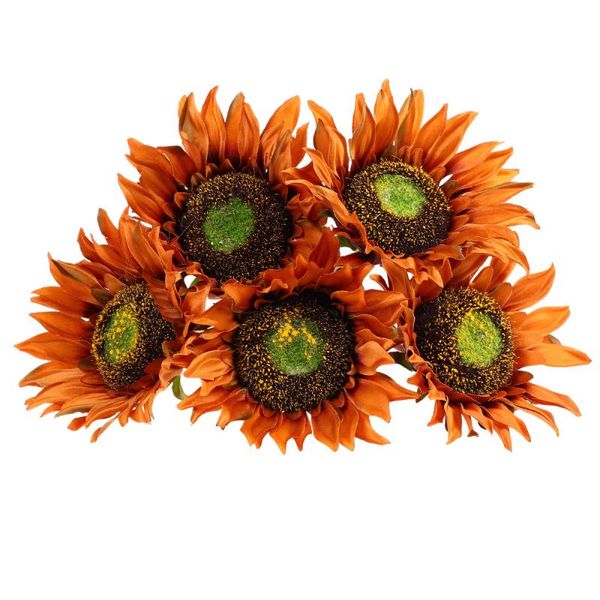 

decorative flowers & wreaths 5pcs creative silk chrysanthemum lifelike beautiful wedding decors