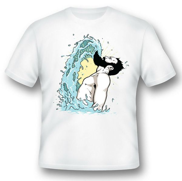 

beard flip black or white tee, White;black