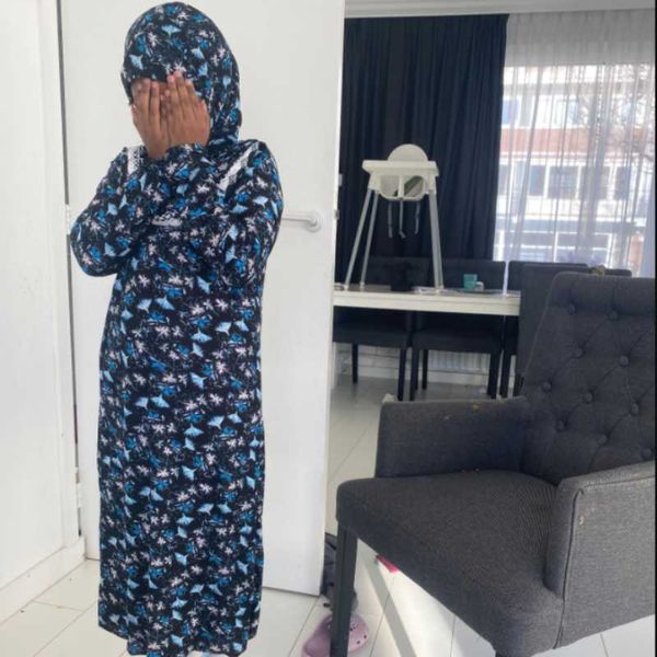 

ethnic clothing ramadan dress kids caftan islam abaya enfants fille turkish veiled dresses child muslim hijab robe kabyle priere femm jurk, Red