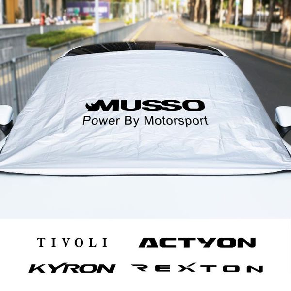 

car sun shades covers automobile windshield sunshades for ssangyong kyron musso rexton tivoli actyon korando auto accessories sunshade