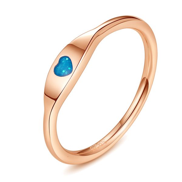 

tongzhe s925 silver japanese light luxury net red simple women's aobao ring