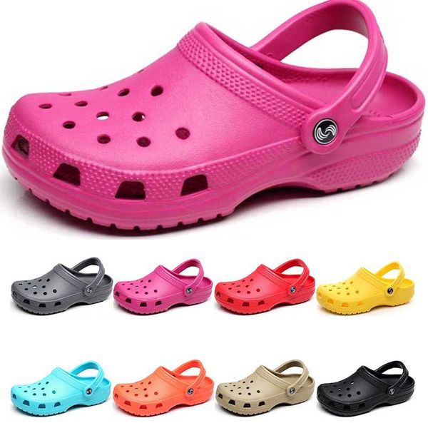 

319 hotsale fashion Sandals Slip On Casual Beach Waterproof Shoes men Classic Nursing Clogs Hospital Women Slippers Work Medical, 1 36-42