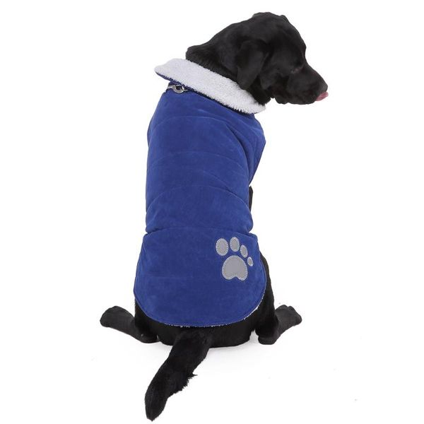 

dog apparel double-sided pet coats jackets autumn winter clothes super warm thick coat for s-xxl sizes