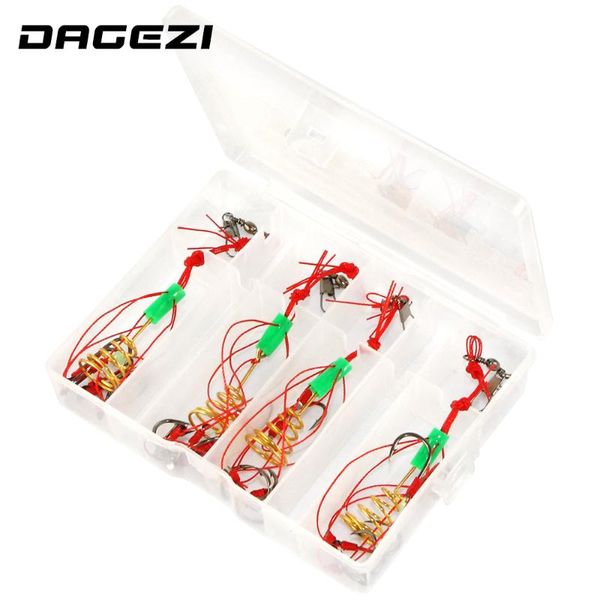 

explosion capture off carbon steel sharp fishing hook 4pcs/sets tackle 13-29 hooks