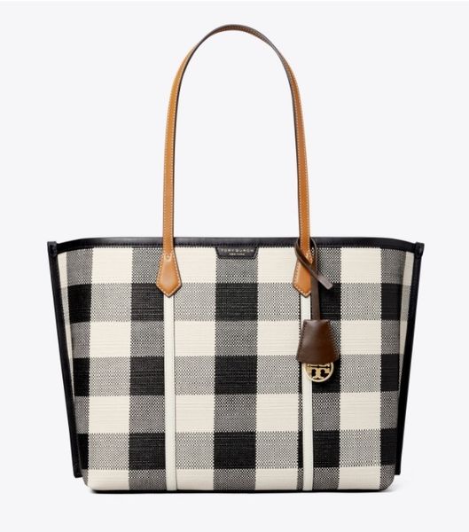 

designer bags straight 2021 new tb women s plaid triple compartment tote bag canvas shopping hand luxury