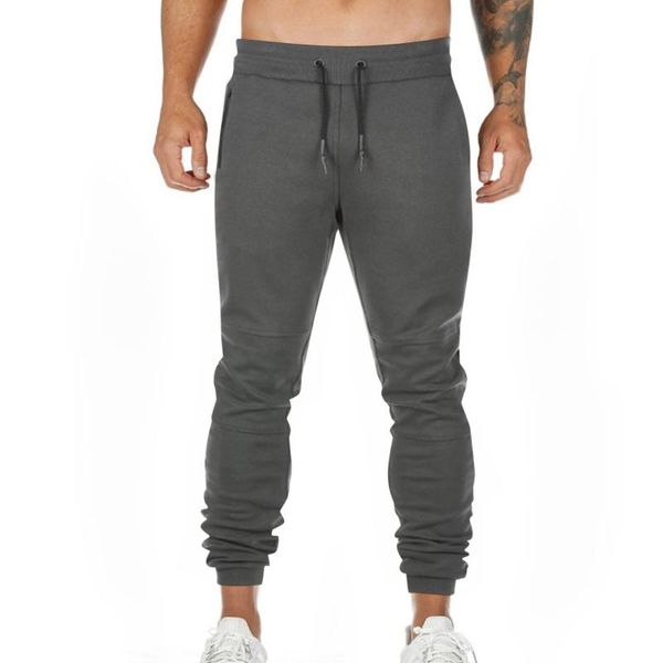 

men's pants baggy fitness sweatpants pant man summer gyms workout hanging towel trousers jogger drawstring sports, Black