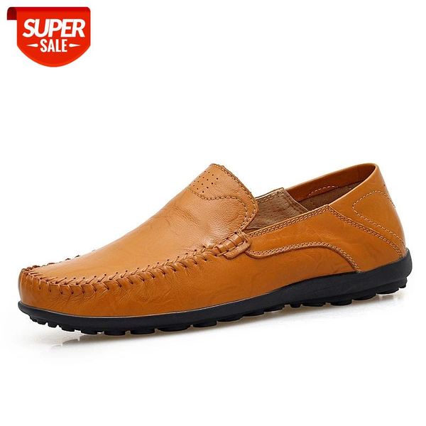 

mens casual shoes genuine leather loafers slippers moccasins slip on driving boat soft loafer breathable comfortable flats #pk8j