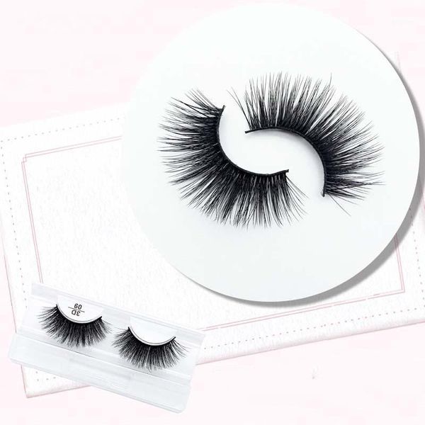 

pair three-dimensional multilayer eyelashes black stalk charming fashion lashes professional eyelash extension tool1