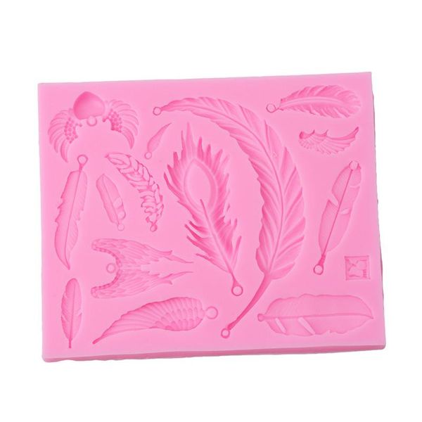 

angel wing shaped flower tool silicone mold fondant diy chocolate cake kitchen accessories tools