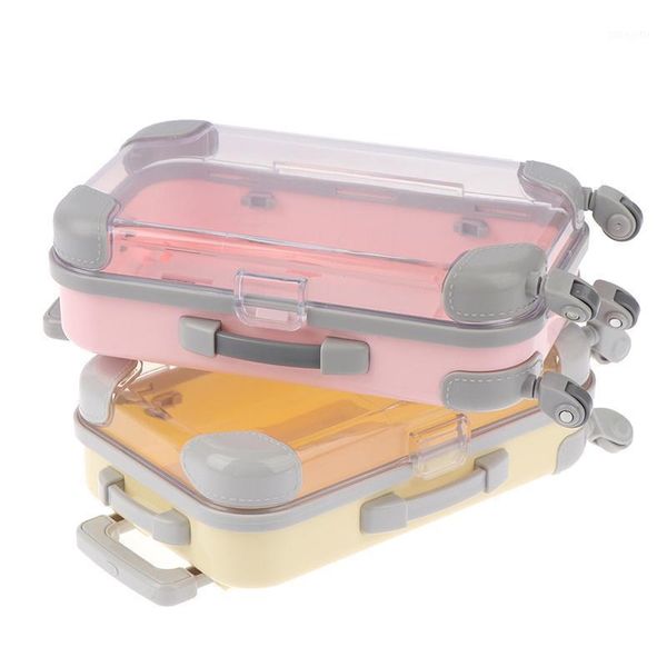 

empty box luggage false eyelashes packaging lashes suitcase holder case1