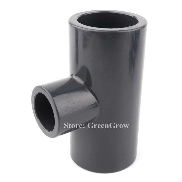 

watering equipments 1pc 40~63mm to 20~50mm hi-quality upvc reducing tee connector garden water pipe connectors aquarium tank industrial tube