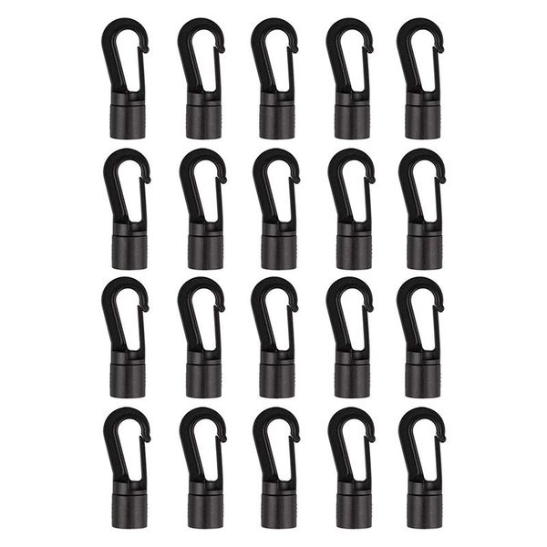 

8mm cord end hook boat kayak bungee hanging hooks accessories for canoe rafts/inflatable boats