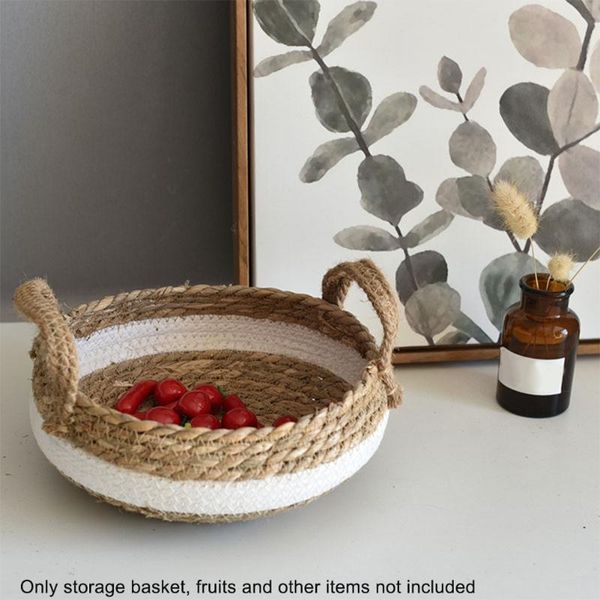 

storage baskets organizer picnic with handle japanese style decorative magazines kids toy container basket straw woven laundry