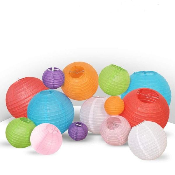 

party decoration 16pcs hanging paper lantern decorations indoor lanterns kit for wedding birthday baby shower graduation