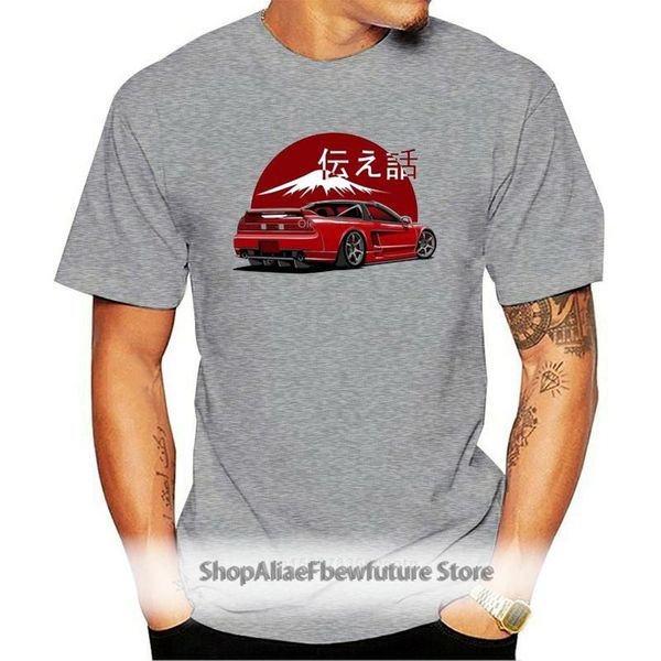 

men's t-shirts 100% cotton o-neck custom printed t-shirt classic car nsx (grey) women tshirts, White;black