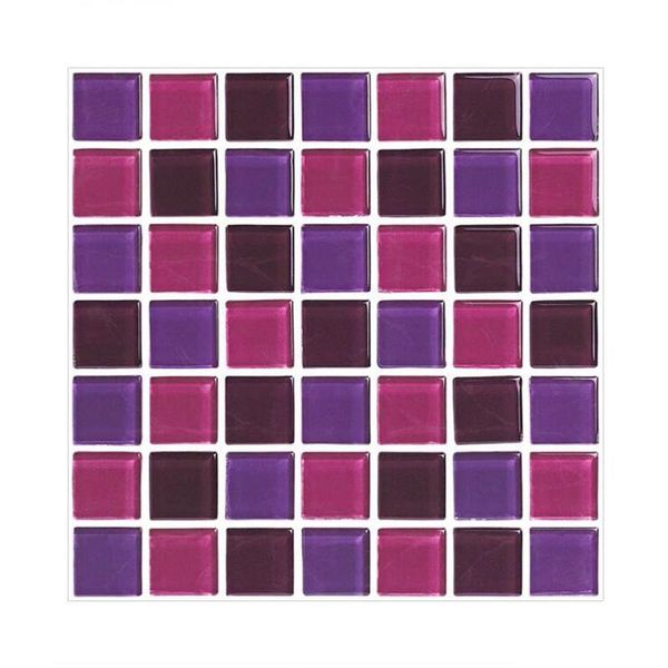 

20cm/30cm mosaic tile sticker waterproof wall stickers bathroom wallpaper with self adhesive for kitchen living room