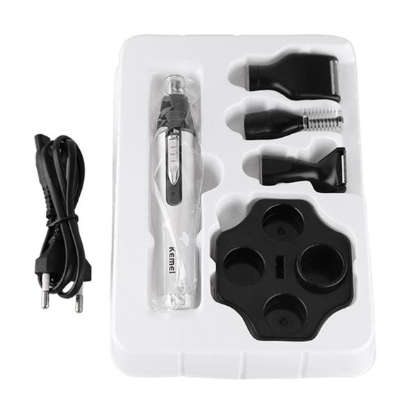 

electric nose & ear trimmers kemei professional 4 in 1 cutter hair trimmer trimming eyebrows beard clipper cut shaver for man woma