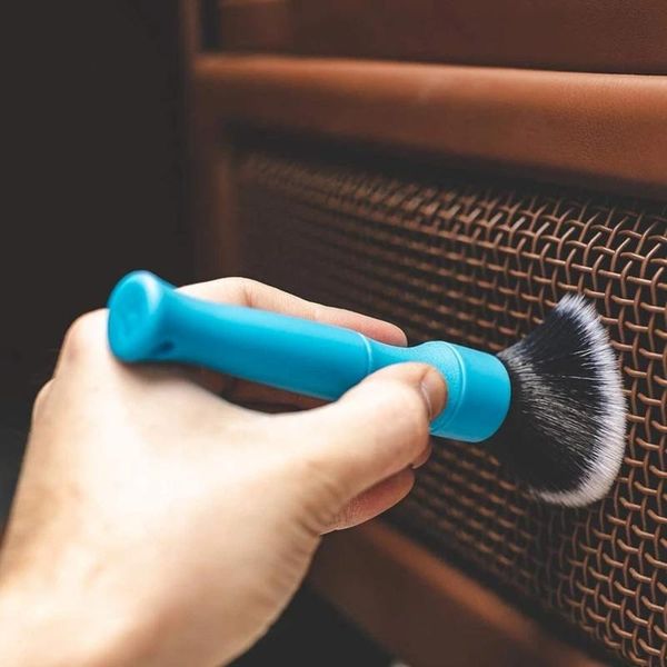 

car sponge 2pcs cleaning brush bristles dashboard detailing maintenance portable