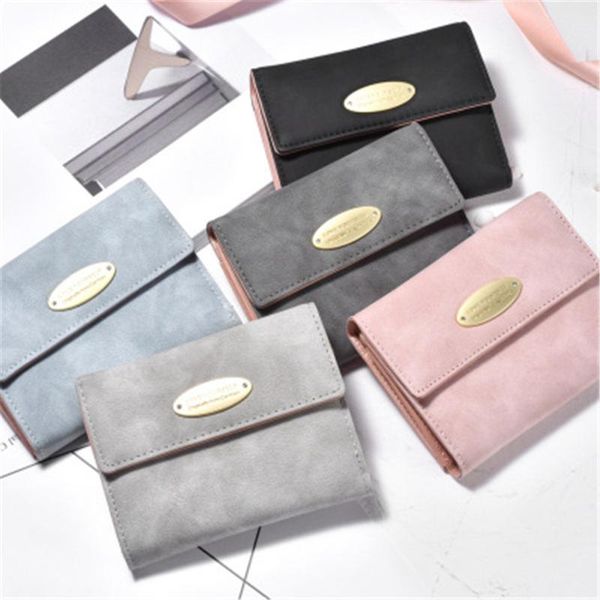 

mid-length ladies wallet korean retro vertical large capacity lock coin purse vintage trinkets pouch wallets, Red;black