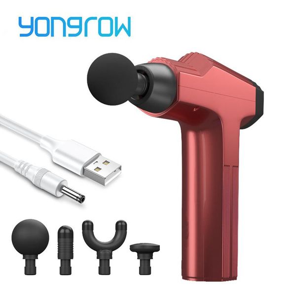 

yongrow massage gun fascia body massager slimming shaping pain relief muscle relax vibration high frequency guns