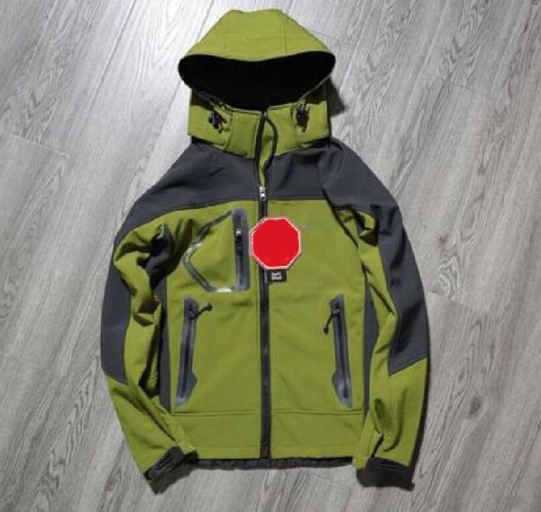 

men denali apex bionic jackets outdoor casual softshell warm waterproof windproof breathable ski face coat, Black;brown