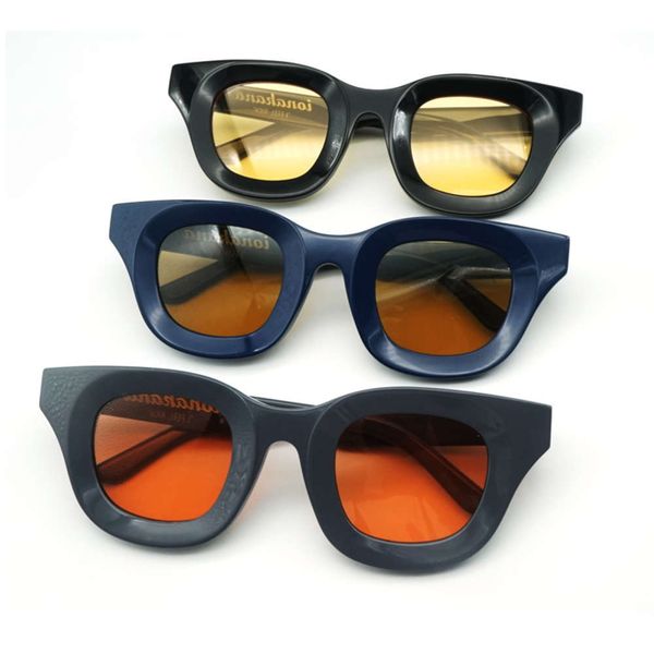 

highend accessories vintage classic acetate handmade italy dign glass branded sunglass in china, Black