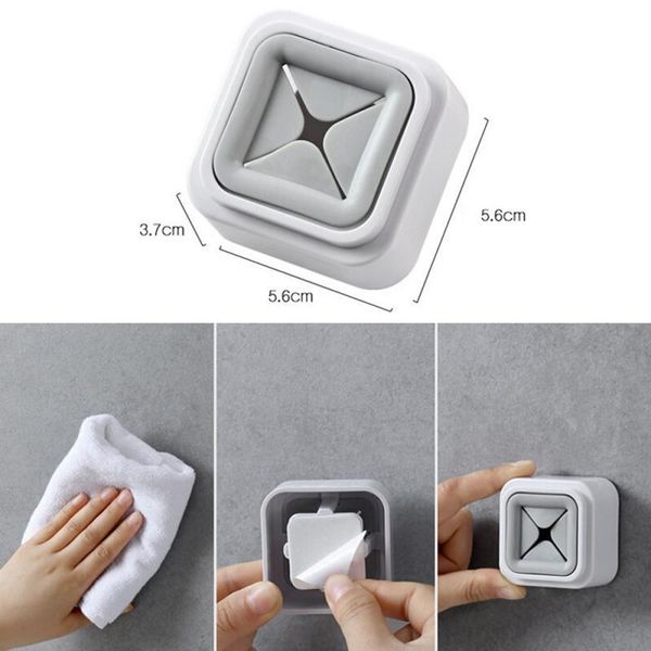 

bath accessory set punch towel plug holder bathroom organizer rack towels storage wash cloth clip accessories kitchen