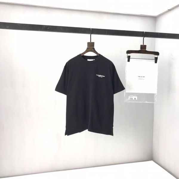 

factoryk533 god fear of jerry essentials spring 2021 lorenzo new alphabet short-sleeved cotton joint limited t-shirt, White;black