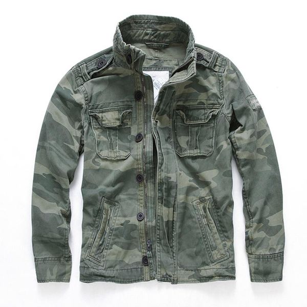 

men's jackets chic denim jacket men spring autumn camouflage cotton coat casual cowboy mens zipper tactical jeans, Black;brown