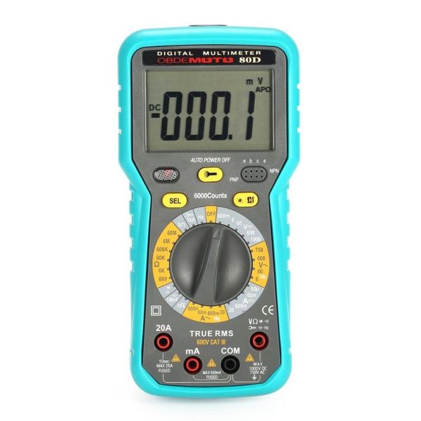 

multimeters 2900a digital automotive car engine multimeter 6000 counts true rms ac/dc volt amp ohm dwell angle rotational speed tester