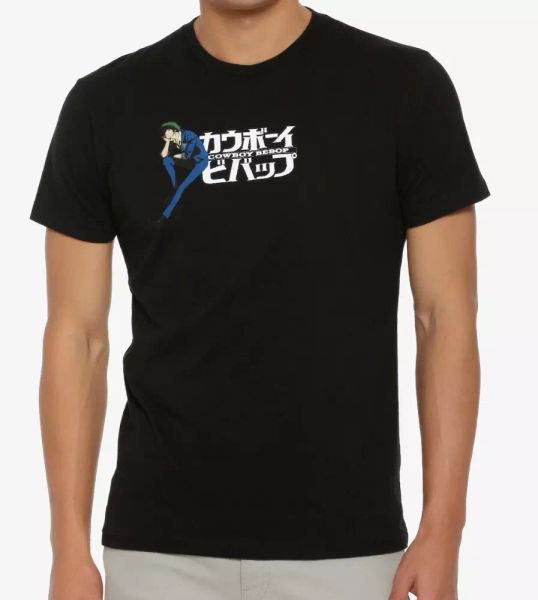 

anime cowboy bebop see you space cowboy t-shirt new 100% authentic, White;black