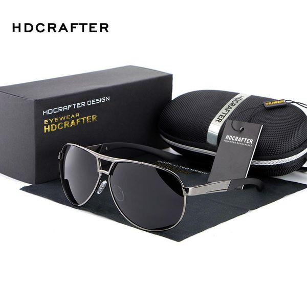 HDCRAFTER Mode Herren UV400 Sonnenbrille 2021 Neueste Spiegel Brillen Sonnenbrille Für Männer Mit Fall Box feminino ABS-3