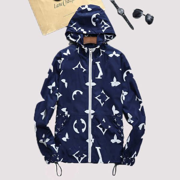 

2022ssclassic print men's jacket instagram fashion hoodie trench designer women's casual dust-proof clothing fall personality char, Black;brown