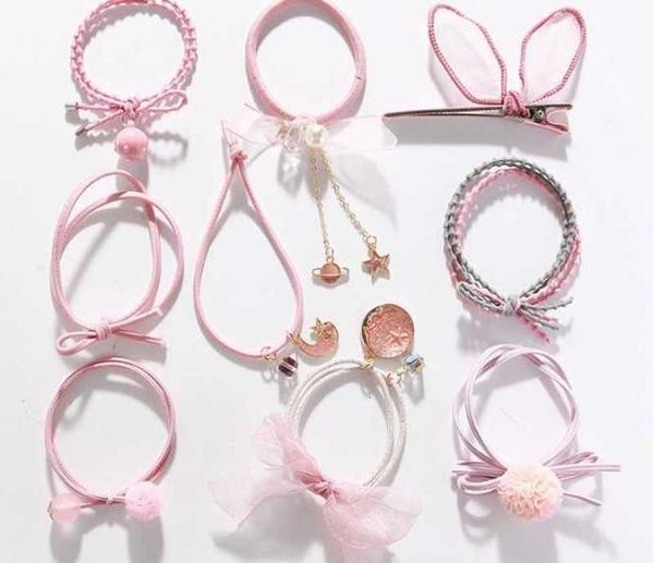

set sky headband little frh mori girl's heart hairband star hair rope day korean headdrs, Golden;silver
