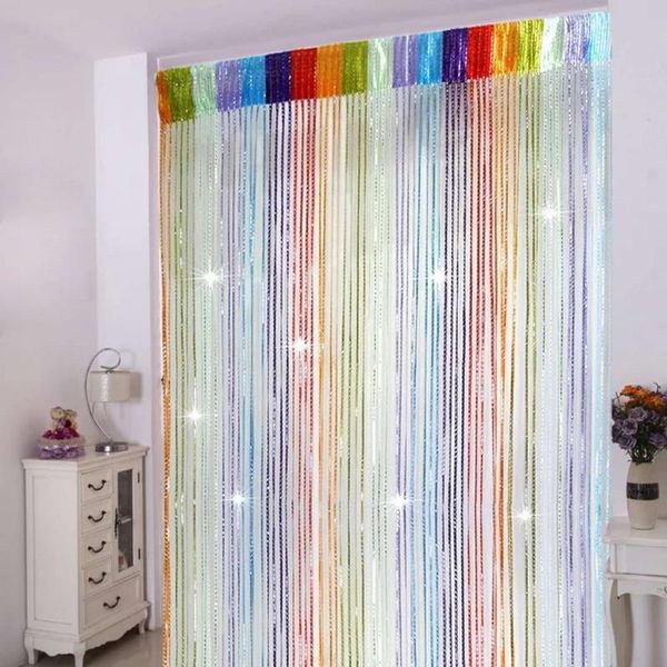 

curtain & drapes door string thread fringe window panel room divider fashion strip tassel home decor
