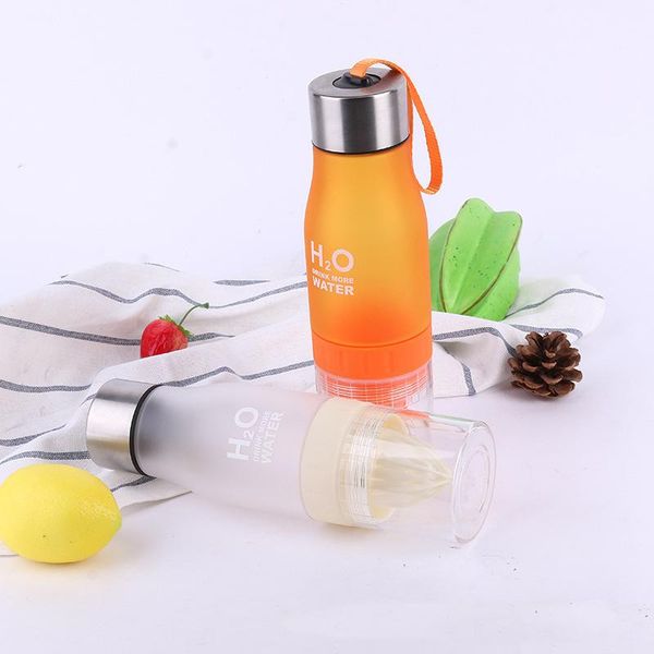 

water bottle 650ml sports bottles infuser plastic fruit infusion kids drink outdoor juice lemon portable kettle