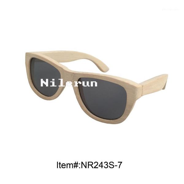 

sunglasses novelty small size handmade natural bamboo, White;black