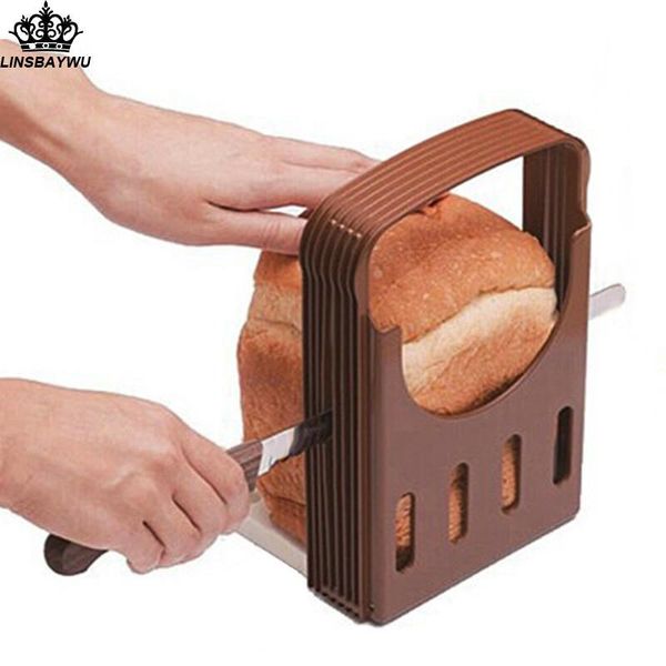 

household practical compace foldable bread loaf toast slicer cutter kitchen cutting slicing guide accessories baking & pastry tools