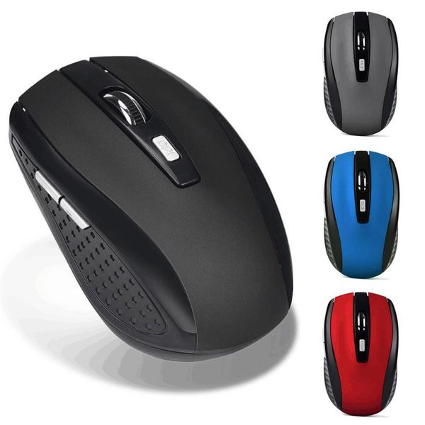 

wireless gaming mouse 2.4ghz usb receiver pro gamer optical mice for pc lapdeskcomputer with left side button key